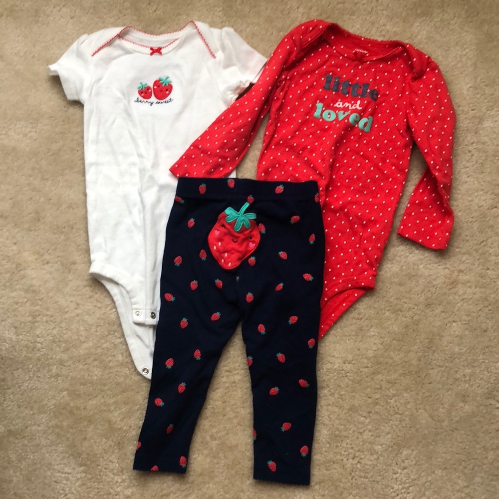 Strawberry Carter’s Set